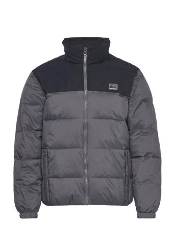 Wolf Shoulder Ls Vuorillinen Takki Topattu Takki Monivärinen/Kuvioitu Quiksilver