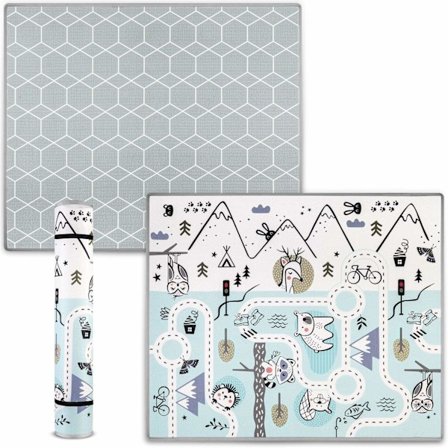 Rullebar skummåtte 180 x 150 x 1,5 cm Nukido NK-342