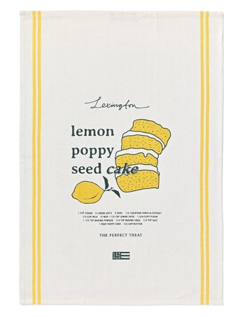 Lexington Home | Lemon Poppy Org Cotton Kitchen Towel | 50X70