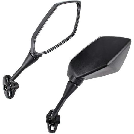 Motorcykel Sidespejle Til YZF R1 R6 R25 R15 R125 R3 R1S R1M FZ6R Spejle Motorcykel Scooter Bakspejl Carbon Look Sort Moto Bag Si [db]