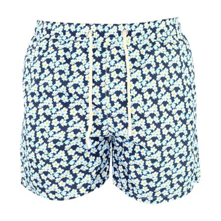 MC2 Saint Barth Swim Shorts Lighting Handpaint Flowers 61 Blå, Herre Badeshorts
