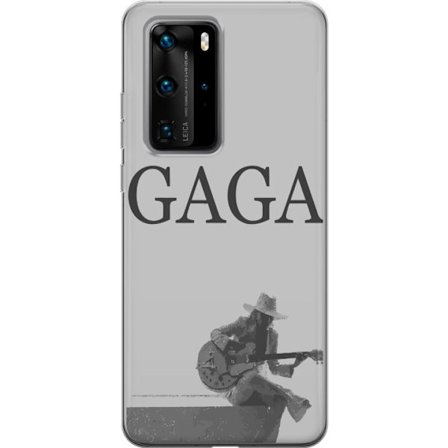 Yhteensopiva Puhelinkuori Huawei P40 Pro Stitch ympäröity mustikoilla söpössä kawaii-tyylisessä nallekarhussa