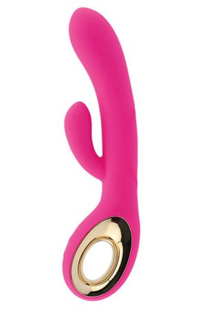 TOYZ4LOVERS Rabbit Handy Two Touch Grip Pink Rabbitvibrator - Blushme.se