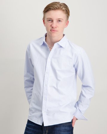 RYVLS Oxford Shirt Blå Skjorter Gutt - Kids Brand Store