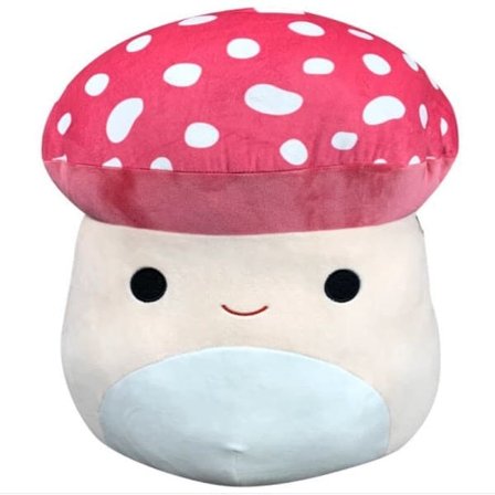 "QD" Squishmallow 8 tommer Malcolm Mushroom Plysjleketøy 1 stk