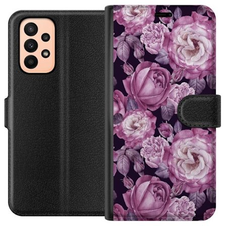 Yhteensopiva Lompakkokotelo Samsung Galaxy A23 Kukat