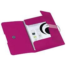 HERLITZ elastic folder purple A4