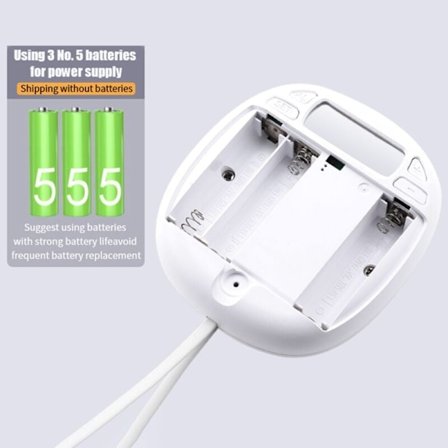 Stum vibrerende vekkerklokke Shaker Impact for hørselshemmede Snooze Student Cartoon Clocks Lyspåminnelse Ingen forstyrrelse