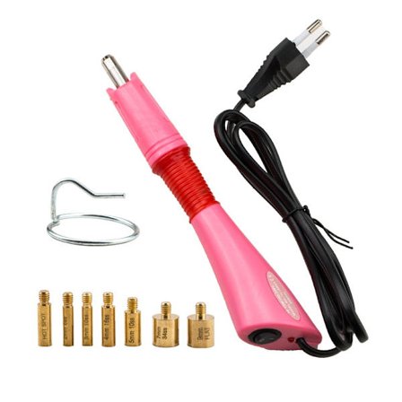 Hot Fix Wand Bærbar Applikator Rhinestone Applikator Wand, Hotfix Rhinestone Setter, for Crafts for DIY(rød)