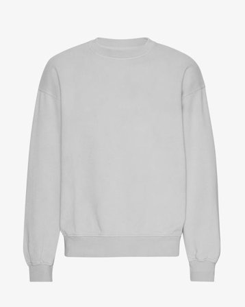Organic Oversized Crew - Faded Grey - Male - L