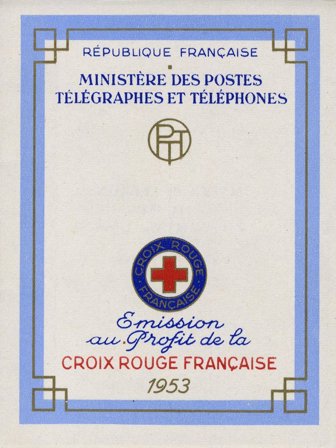 Frankrig 1953 - Røde Kors hæfte YT 2002 - Postfrisk