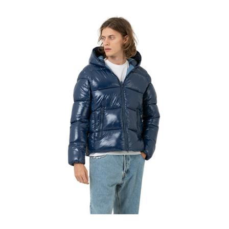 Save The Duck, Down Jackets Blauw, Heren, Maat:M