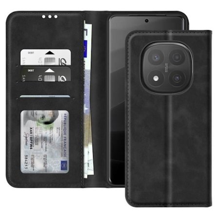 Mobilfodral - Xiaomi - Redmi Note 14 Pro/Pro Plus - Plånbok - Stöd - Svart