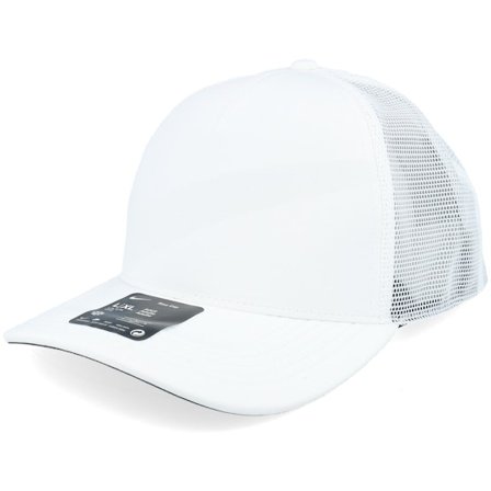 Nike - Bianco trucker Cappellino - Dri-fit Rise Cap Ab Big Swoosh White A-Frame Trucker @ Hatstore