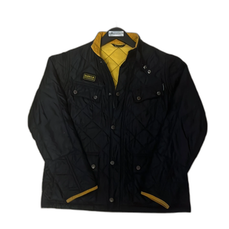 Svart quiltad jacka från Barbour