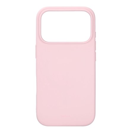 iPhone 17 Pro cover, genbrugssilikone, kridtlyserød