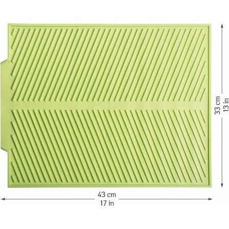 Revolutionær kjøkkenhjelper, varmebestandig sklisikker silikonmatte, oppvaskmatte med hurtigtørkende design, fleksibel og holdbar for problemfri bruk