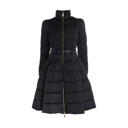 Elisabetta Franchi, Down Jackets Czarny, Kobieta, Rozmiar: S