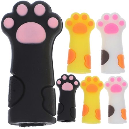 6 kpl Kynsinauhaleikkurin Suojuksia Kynsitaide Kynsinauhaleikkurit Sakset Pinsetit Silikonisuojukset Suojaholkit