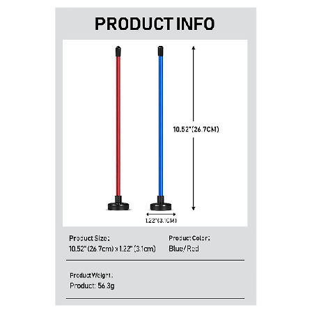 2 st Golf Alignment Rod, Magnetisk Klubbjusteringsstav Visar Korrekt Golf Swing-Riktning, Golf Träning
