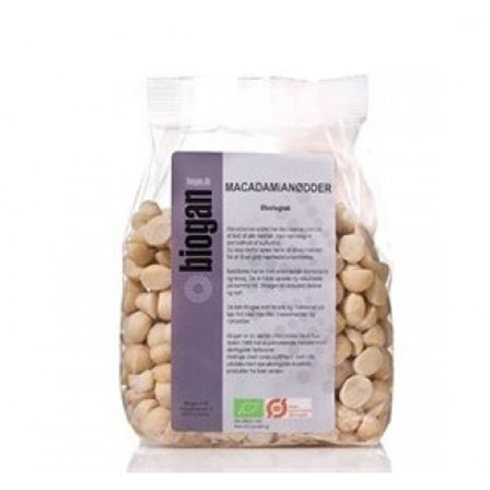 Biogan Macadamianødder Rå Ø 400 g, Helse & Madvarer, Nødder, Øvrige
