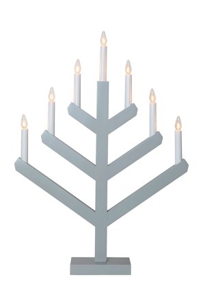 Star Trading - VINGA el-lysestage - Grå - Adventslysestager - Fra Homeroom