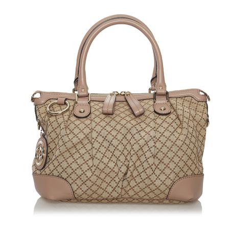 Gucci Vintage Pre-owned Tas , Bruin , Dames , Maat: ONE Size Vintage Tassen
