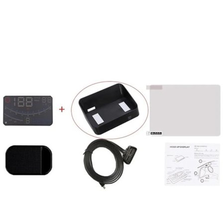 V41 Nyeste Head Up Display Bil OBDII EUOBD 5,5" Forrude Projektor HUD Display Skift Påmindelse Vand Temp.