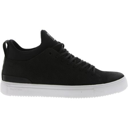 Blackstone, Sg 28 Black - MID Sneaker Zwart, Heren, Maat:46 EU,nubuck