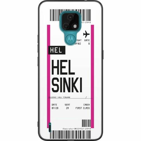 Motorola Moto E7 Svart Skal Helsinki
