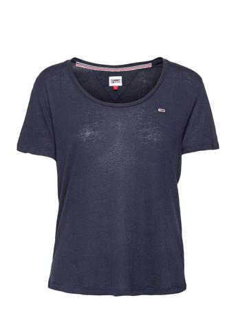 Tjw Regular Scoop Neck Tee Blue Tommy Jeans