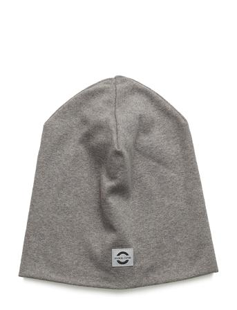 Cotton Hat - Solid Accessories Headwear Hats Beanies Grå Mikk-Line