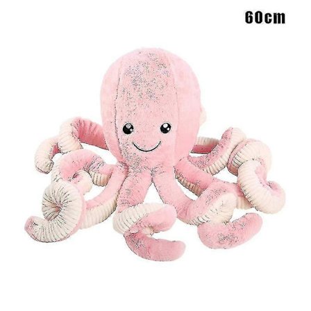 Søt smilende blekksprut plysjleketøy myk utstoppet bomullsdyrpute flotte bursdags- og julegaver til barn TAO