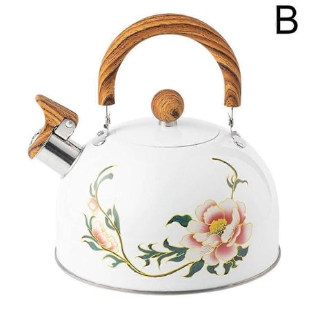 Plystrende komfyrtopp-kjeler 3L Blomstrete Tekoker Rustfritt Stål Tekanner (FMY)