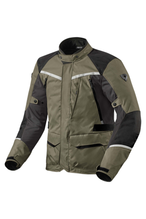 Rev'it! Voltiac 3 H2O Motorcycle Jacket Green/Anthracite XL