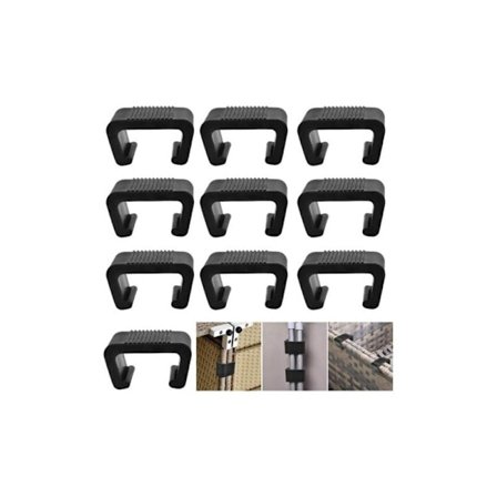 10 Rattan Møbelklemmer - 4.3cm, Utendørs Møbelklemmer, Terrassesofa Klemmer, Rattan Stol Festemidler, Sofa Møbel Koblingsutstyr