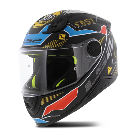 Integrální Helma LS2 FF812 Zero Dětská Tmavá Šedá/Červená M