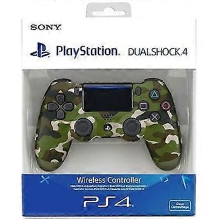 Playstation PS4 DualShock 4 V2 langaton ohjain Kontrolleri - Camouflage Green