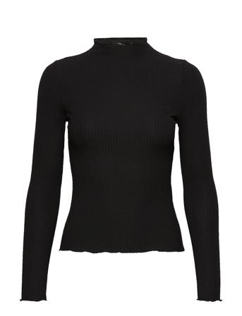 Onlemma L/S High Neck Top Jrs T-shirts & Tops Long-sleeved Svart ONLY