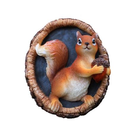 Käsityöriipus, söpö orava riipus, käsin maalattu hartsi