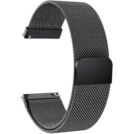 För Garmin Vivoactive 3 Vivoactive 3 Music Venu Rostfritt Stål Mesh Milanese Smartwatch Ersättningsarmband [DB]