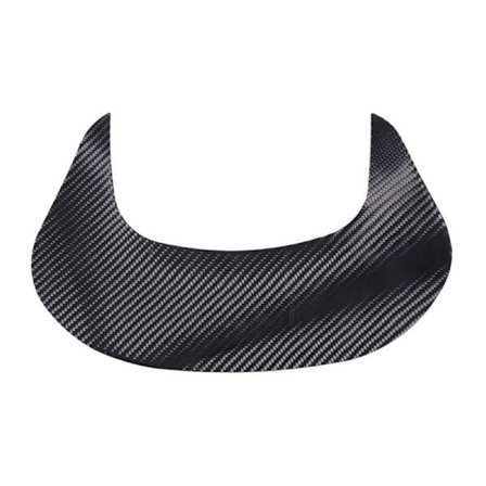 Mjuk fiber bil central kontroll armstöd låda bakre panel lock täcka trim klistermärke tillbehör för C7 2014-2019