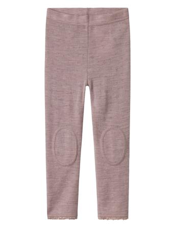 Nmfwang Wool Neddle Legging Solid Noos Bottoms Leggings Purple Name It