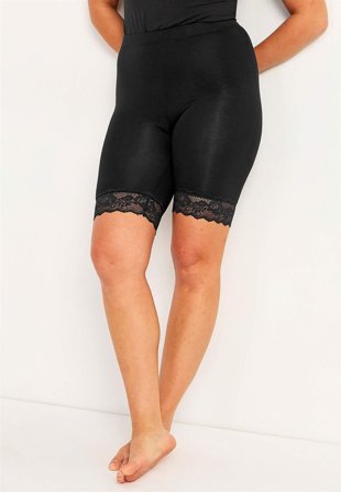 Cellbes of Sweden - Sykkelshorts med blonder Josefin i svart for damer i størrelse 38/40