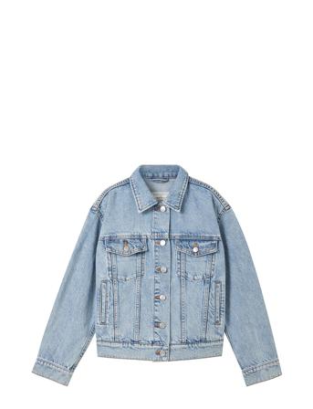 Over D Denim Jacket Blue Tom Tailor