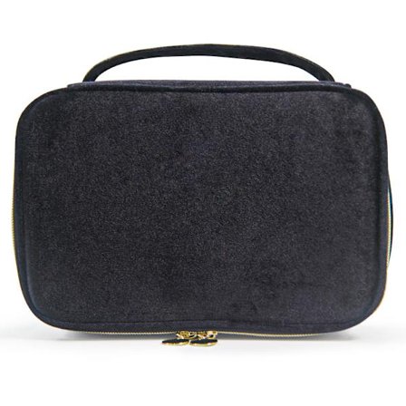 Velvet Makeup Brush Storage Bag - Travel Cosmetic Organizer