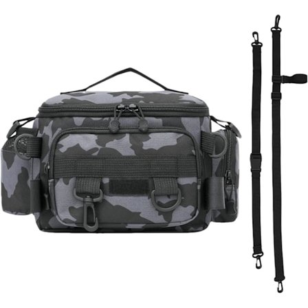 Fiskesæt Organizer Taske, Vandafvisende Udstyr Opbevaring med Opdelere