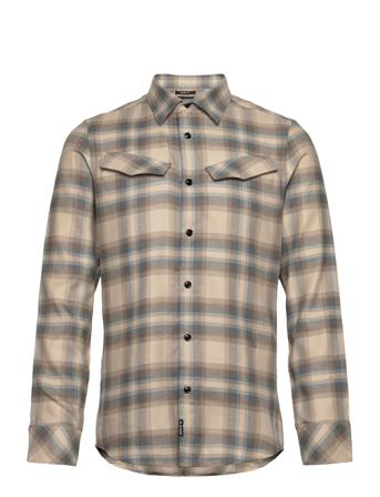 Slant Pocket Slim Shirt Skjorte Uformell Beige G-Star RAW