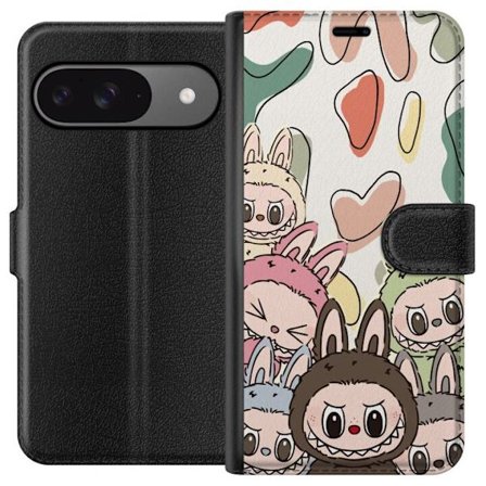 Kompatibelt Plånboksfodral till Google Google Pixel 9 Monsterfigur Samlarfigur Vinylleksak