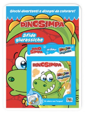 Sfide giurassiche. Dinosimpa. Activity book. Con set bagnetto Lisa Capiotto